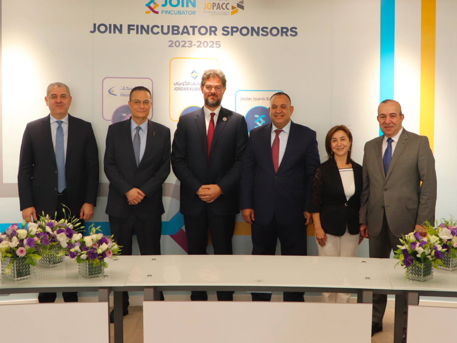Team in the Fincubator signing ceremony 
